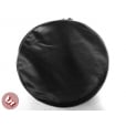 VESPA/LAMBRETTA 10" Spare Wheel Cover Black - Grey Pipe