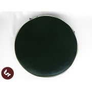 VESPA/LAMBRETTA 10" Spare Wheel Cover Dark Green/Cream