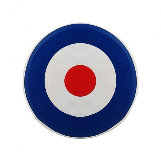 VESPA/LAMBRETTA 10" Spare Wheel Cover MOD Target Red/White/Blue