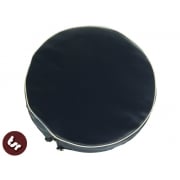 VESPA/LAMBRETTA 10" Spare Wheel Cover Navy Blue/cream