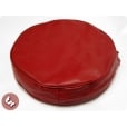 VESPA/LAMBRETTA 10" Spare Wheel Cover Ox-Blood Red