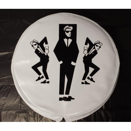 VESPA/LAMBRETTA 10" Spare Wheel Cover SKA MAN PRINT