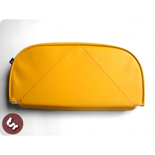 VESPA/LAMBRETTA Back Rest Slipover Cover/Pad Yellow