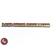 VESPA/LAMBRETTA Loud Pipes Save Lives! Billet CNC Legshield/Panel/Badge/Emblem