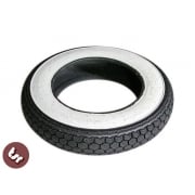 VESPA/LAMBRETTA QUALITY Whitewall Continental 10" Tyre