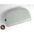 VESPA/LAMBRETTA Rear Rack Back Rest Carrier Seat Pad White Bolt-On