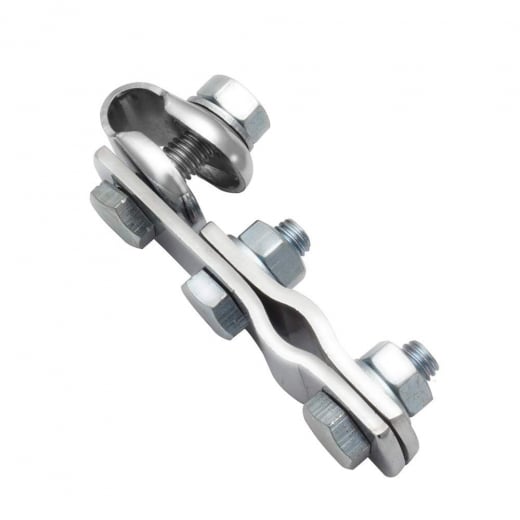 VESPA/LAMBRETTA Single Mirror Bracket Chrome Steel W Clamps MOD