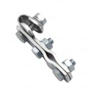 VESPA/LAMBRETTA Single Mirror Bracket Chrome Steel W Clamps MOD