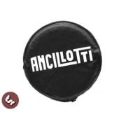 VESPA/LAMBRETTA TSR 10" Spare Wheel Cover - Ancillotti Logo on Black