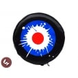 VESPA/LAMBRETTA TSR 10" Spare Wheel Cover - Mod Target Splat