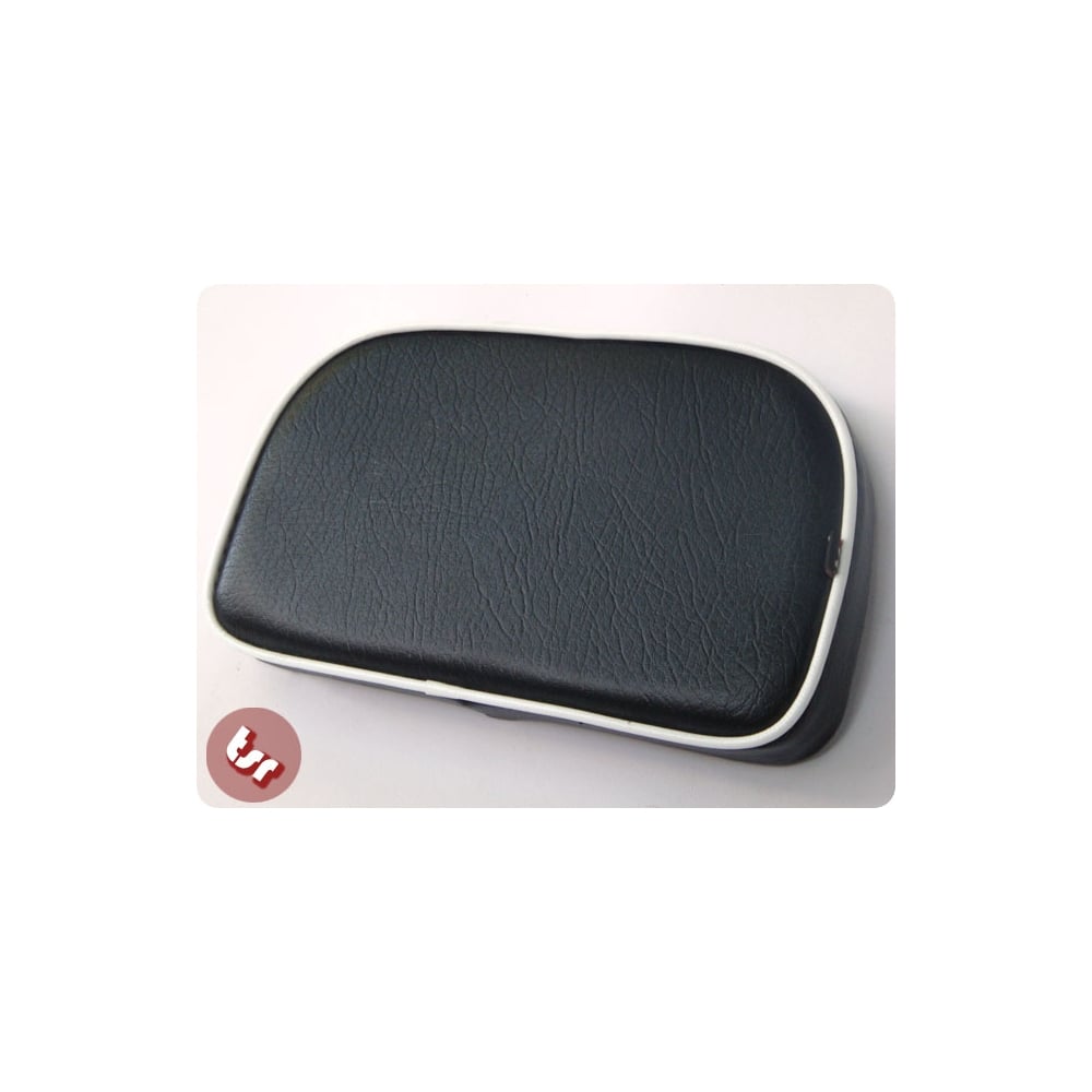 Tsr Rear Rack VESPA/LAMBRETTA TSR Rear Rack Back Rest Pad Black/White Pipe - from The ...