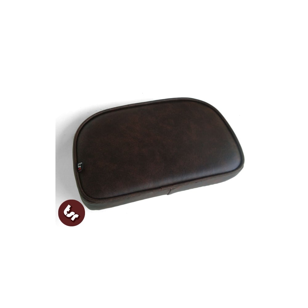 Tsr Rear Rack VESPA/LAMBRETTA TSR Rear Rack Back Rest Pad Dark Brown - from The ...