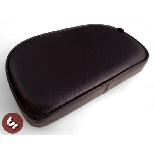 VESPA/LAMBRETTA TSR Rear Rack Back Rest Pad Dark Dark Brown