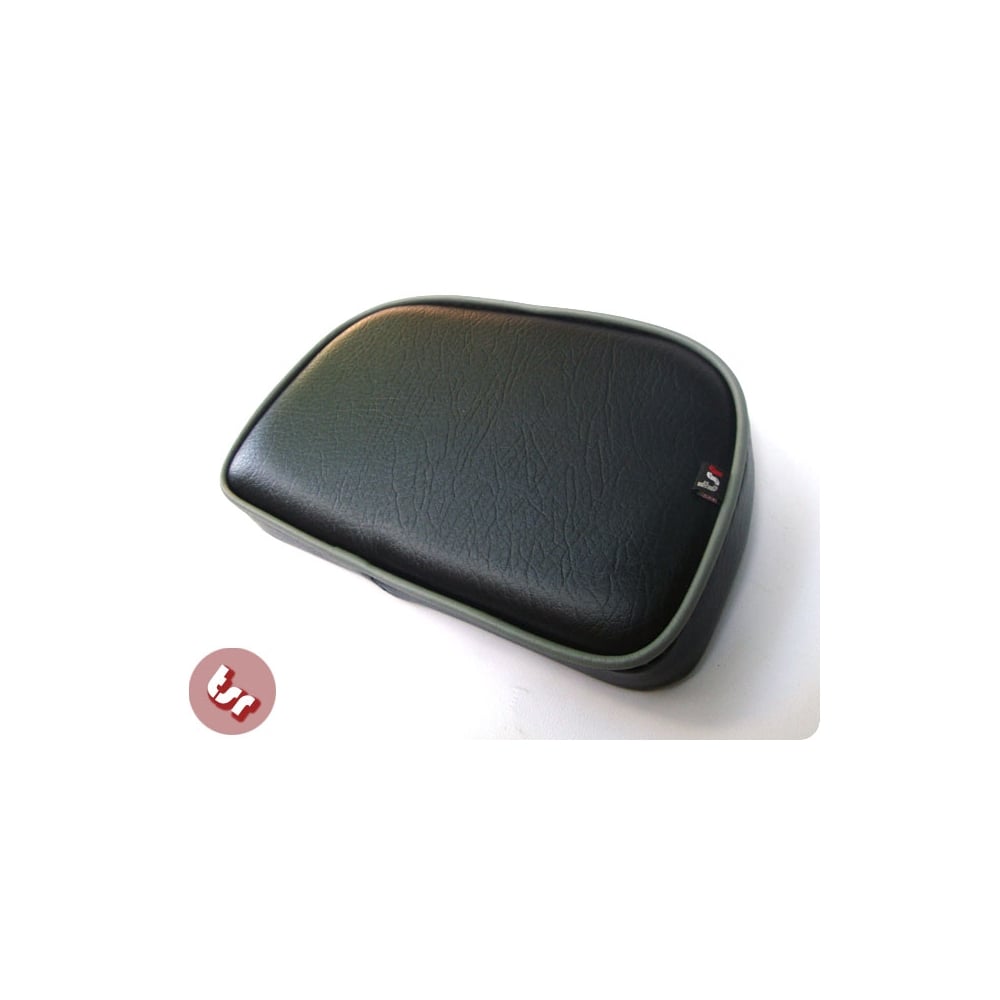 Tsr Rear Rack VESPA/LAMBRETTA TSR Rear Rack Back Rest Seat Pad Black/Grey - from The ...