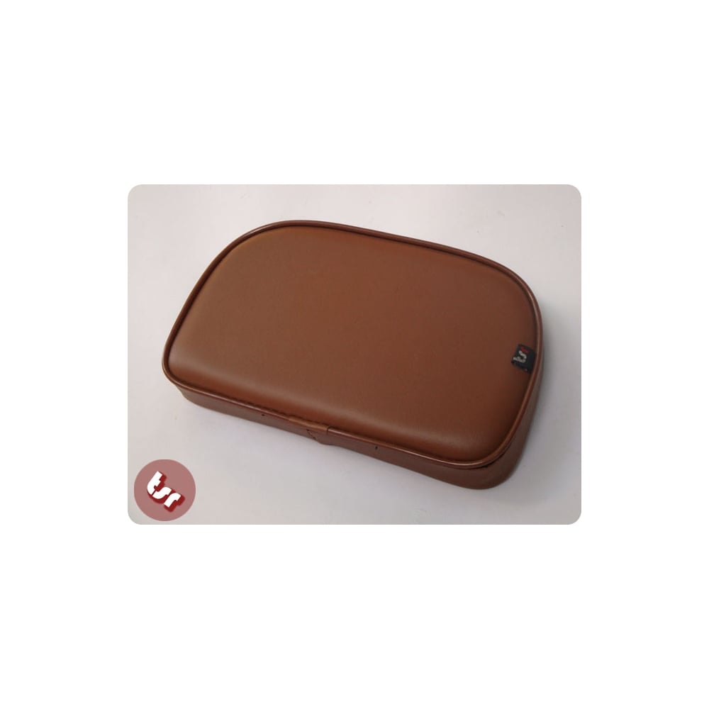 Tsr Rear Rack VESPA/LAMBRETTA TSR Rear Rack Back Rest Seat Pad Brown - from The ...