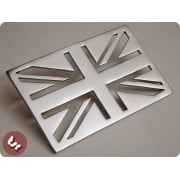 VESPA/LAMBRETTA Union Jack Chrome Bolt On Badge Emblem