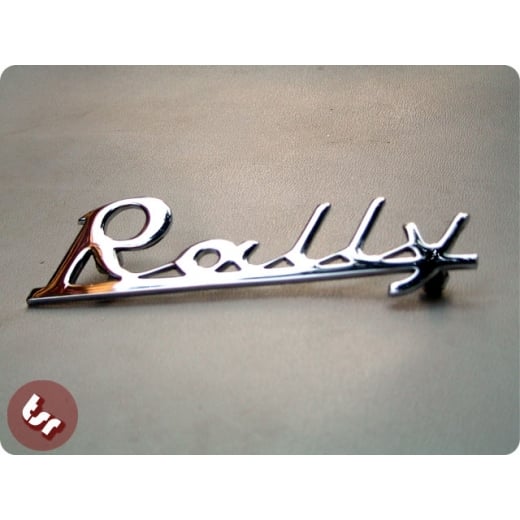 VESPA Legshield Badge Rally 180/200 'Rally' Chrome