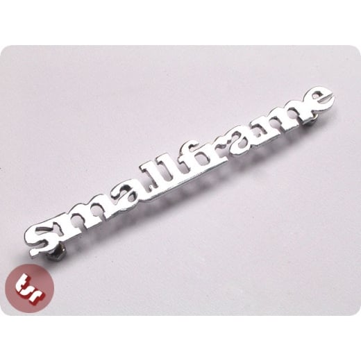 VESPA Legshield/Frame Badge SMALLFRAME Chrome et3/pk