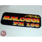 VESPA Metalflake 3D Malossi P166 Legshield/Panel Badge PX 125 Custom Badge