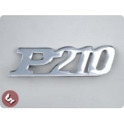 VESPA PX Chrome Side Panel/Legshield Badge P210 Malossi/Polini P 200 Tuning