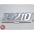VESPA PX Chrome Side Panel/Legshield Badge P210 Malossi/Polini P 200 Tuning