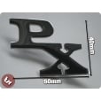 VESPA PX Custom Brass Chrome Side Panel/Legshield Badge