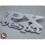 VESPA-PX Custom Chrome Side Panel/Legshield Badge