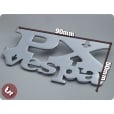 VESPA-PX Custom Chrome Side Panel/Legshield Badge
