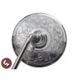 VESPA PX Custom Engraved/Chromed Mirror Set Left/Right 10mm thread