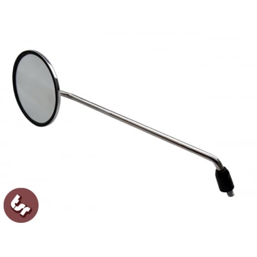 FAR Carbon Look Left Side Mirror For Vespa PX 125 150 200 – Italian Made