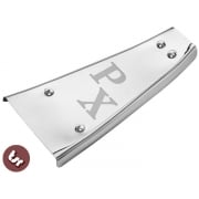 VESPA PX Letters Engraved Centre Plate/Mat Stainless Steel