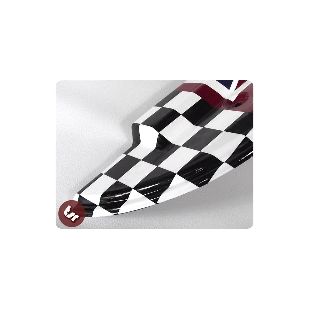 Union Jack Racing VESPA PX/LML 1/2 Moon Spare Wheel Cover Union Jack/Race - from The ...
