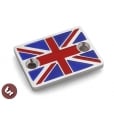 VESPA PX/LML/GTV Billet Union Jack Flag CNC Disc Brake Master Cylinder Cover