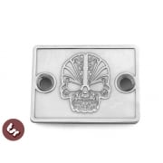 VESPA PX/LML/GTV CNC Disc Brake Handlebar Master Cylinder Cover SKULL Hot Rod