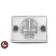 VESPA PX/LML/GTV CNC Disc Brake Handlebar Master Cylinder Cover SKULL Hot Rod