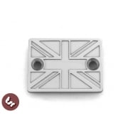 VESPA PX/LML/GTV CNC Disc Brake Handlebar Master Cylinder Cover UNION JACK FLAG
