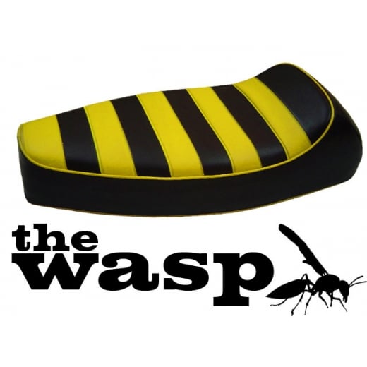 VESPA PX/LML Seat LIMITED EDITION Wasp Yellow/Black Sprint/Vbb ancillotti