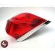 VESPA PX/LML/T5 125/200 Chrome Rear Back Light Unit PREMIUM Top Quality Disc/EFL