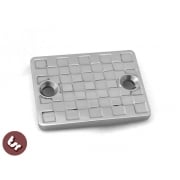 VESPA PX/LML/T5 Checkered CNC Disc Brake Cap Handlebar Master Cylinder Cover