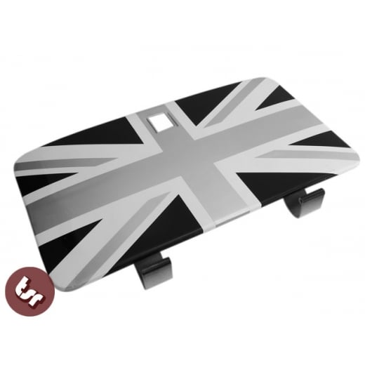 VESPA PX/LML/T5 Custom Glove/Tool Box Door Lid Union Jack B/W Toolbox/glovebox
