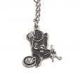 VESPA PX/LML/T5 Scooter Key Ring Black