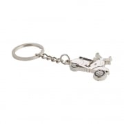 VESPA PX/LML/T5 Scooter Key Ring White