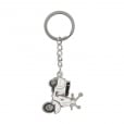 VESPA PX/LML/T5 Scooter Key Ring White