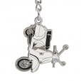 VESPA PX/LML/T5 Scooter Key Ring White