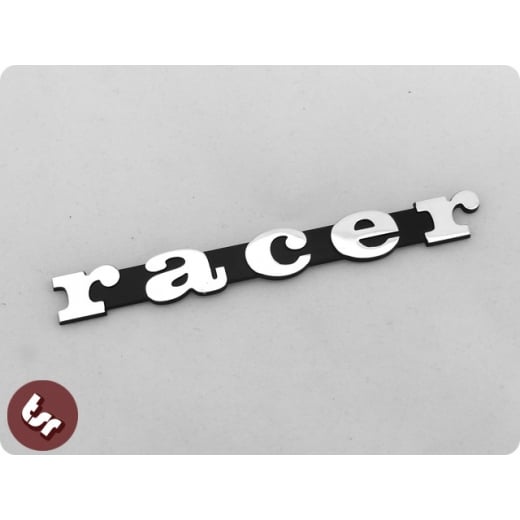 VESPA PX/LML/T5 Solid Billet CNC Legshield/Side Panel Badge/Emblem RACER 125/200