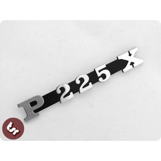 VESPA PX Malossi Kit Billet CNC Legshield/Side Panel Badge/Emblem P225 P225X P2