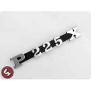 VESPA PX Malossi Kit Billet CNC Legshield/Side Panel Badge/Emblem P225 P225X P2