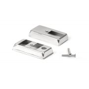 Vespa PX Polished Stainless Light/Indicator Switch Housing Covers+Screws