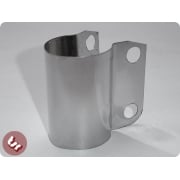 VESPA PX Stainless Front Shock Absorber Cover/Clip Logo
