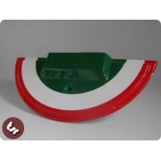 VESPA PX/T5/LML 1/2 Moon Spare Wheel Cover Disc Targer MOD Italy Italia METAL